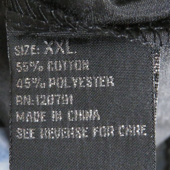 True Rock* Men's Short Sleeve Button Down Curved Hem Chest Pocket Shirt~Size XXL - Picture 5 of 11